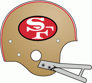San Francisco 49ers 1964-1988 Helmet Logo t shirts DIY iron ons